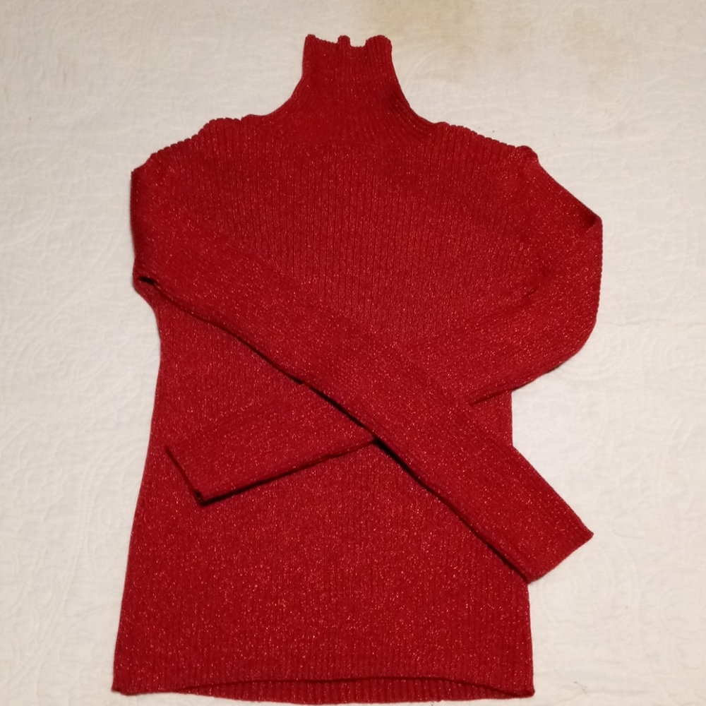 Dress Barn Ladies Red Turtleneck (NWOT)